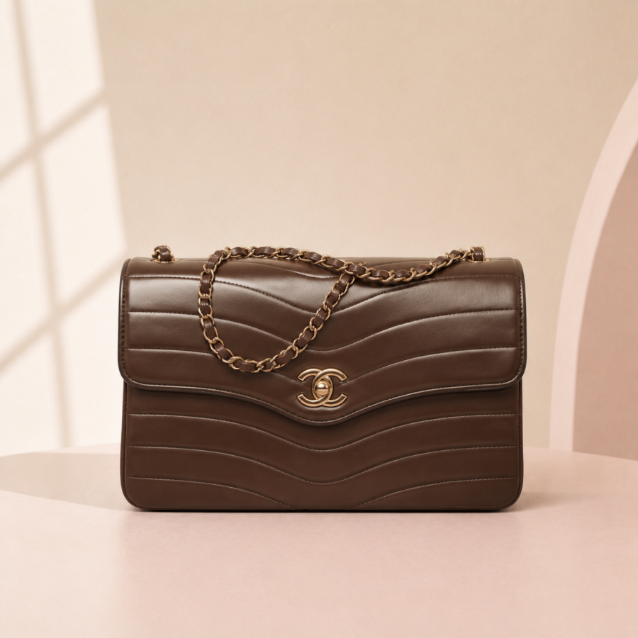 Chanel Flap Bag — Dark Brown